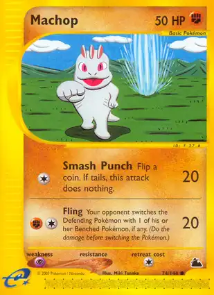 Machop 74/144 Skyridge