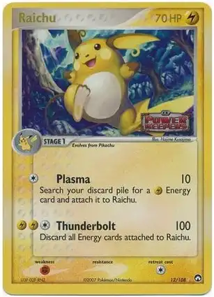 Raichu 12/108 EX Power Keepers