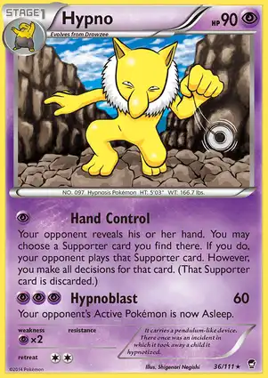Hypno 36/111 Furious Fists