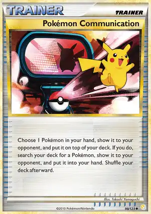 Pokémon Communication 98/123 HeartGold & SoulSilver