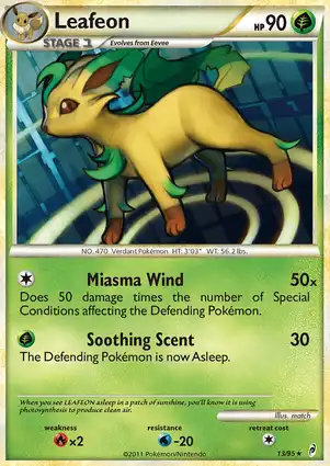 Leafeon 13/95 Call of Legends