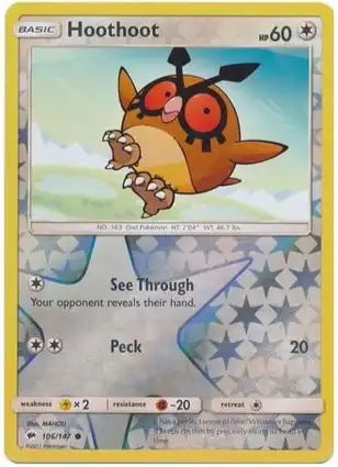 Hoothoot 106/147 Burning Shadows