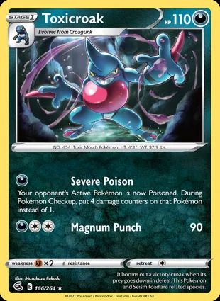 Toxicroak 166/264 Fusion Strike