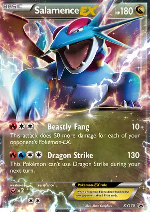 Salamence EX XY170 XY Promos