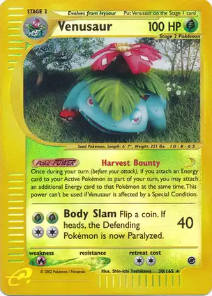 Venusaur 30/165 Expedition Base Set
