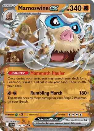 Mamoswine ex 079/159 Journey Together