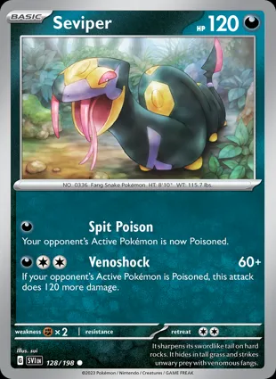 Seviper 128/198 Scarlet & Violet