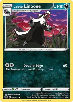 Galarian Linoone 036/073 Champion's Path