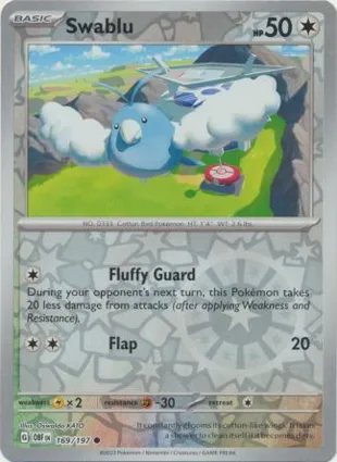 Swablu 169/197 Obsidian Flames