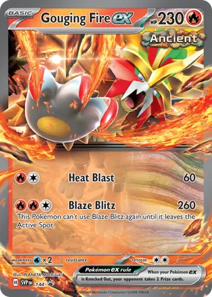 Gouging Fire ex 144 Scarlet & Violet Promos
