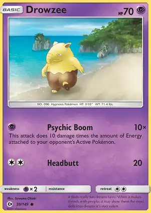 Drowzee 59/149 Sun & Moon