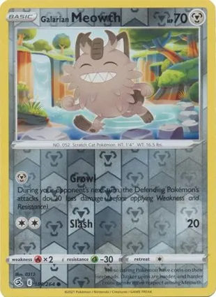 Galarian Meowth 180/264 Fusion Strike