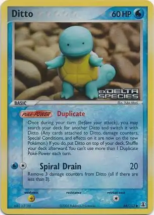 Ditto 64/113 EX Delta Species