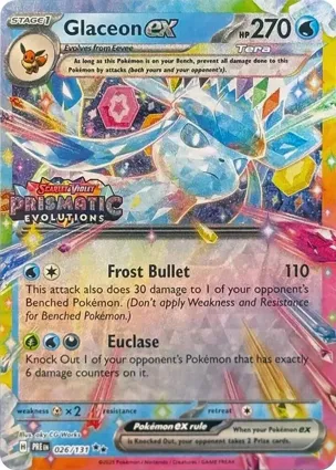Glaceon ex 026/131 Prismatic Evolutions