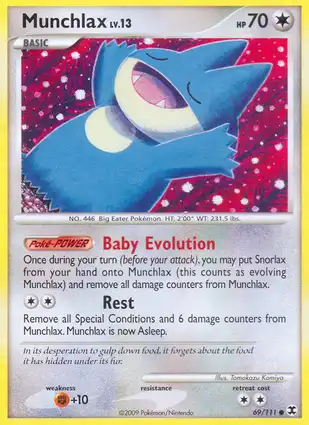 Munchlax 69/111 Rising Rivals