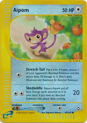 Aipom 67/147 Aquapolis