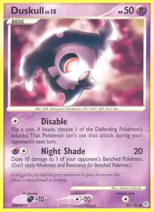 Duskull 80/130 Diamond & Pearl