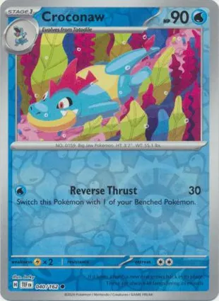 Croconaw 040/162 Temporal Forces