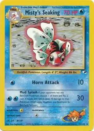 Misty's Seaking 55/132 Gym Heroes