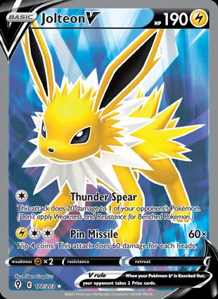 Jolteon V 177/203 Evolving Skies