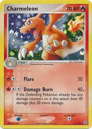 Charmeleon 31/112 EX FireRed & LeafGreen