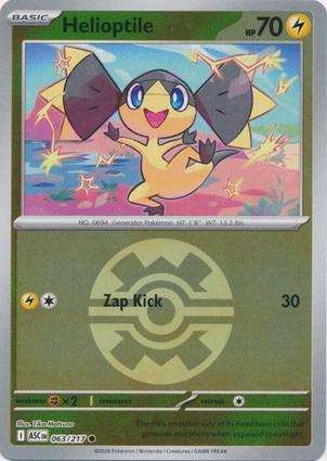 Helioptile 063/217 Ascended Heroes