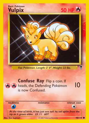 Vulpix 98/110 Legendary Collection