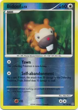 Bidoof 54/100 Stormfront
