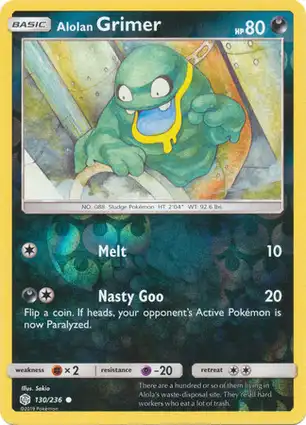 Alolan Grimer 130/236 Cosmic Eclipse