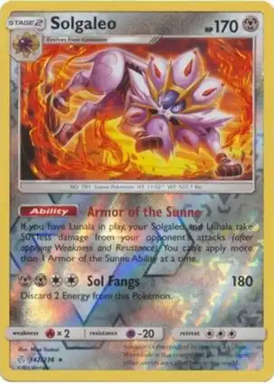 Solgaleo 142/236 Cosmic Eclipse