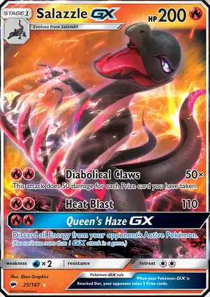 Salazzle-GX 25/147 Burning Shadows