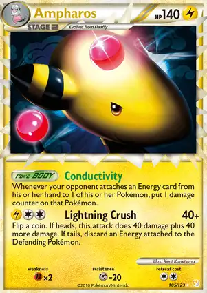 Ampharos 105/123 HeartGold & SoulSilver