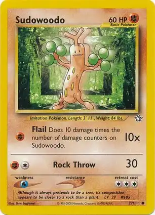 Sudowoodo 77/111 Neo Genesis