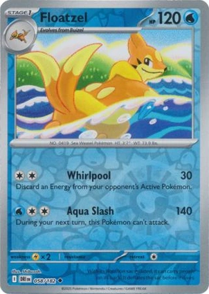 Floatzel 058/182 Destined Rivals