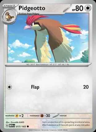 Pidgeotto 017/165 Scarlet & Violet 151