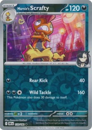 Marnie's Scrafty 133/182 Destined Rivals