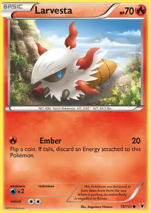 Larvesta 19/101 Noble Victories