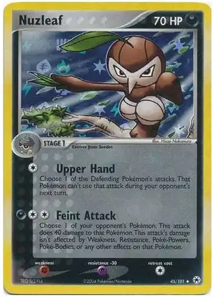 Nuzleaf 45/101 EX Hidden Legends
