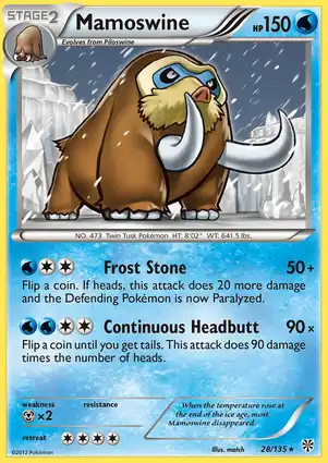 Mamoswine 28/135 Plasma Storm