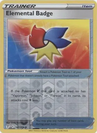 Elemental Badge 147/203 Evolving Skies