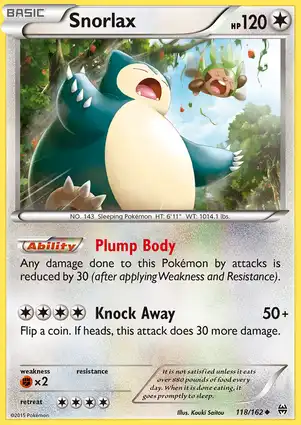 Snorlax 118/162 BREAKthrough