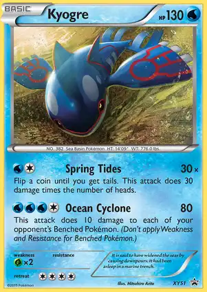 Kyogre XY51 XY Promos