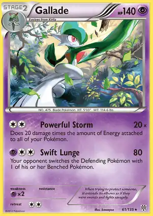 Gallade 61/135 Plasma Storm