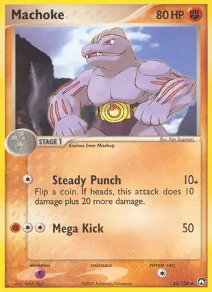 Machoke 33/108 EX Power Keepers