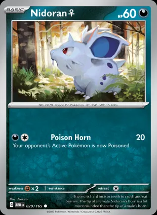 Nidoran ♀ 029/165 Scarlet & Violet 151