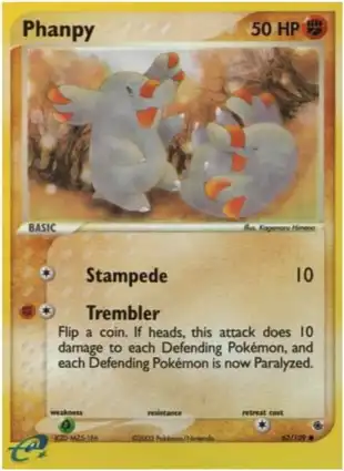 Phanpy 62/109 EX Ruby & Sapphire
