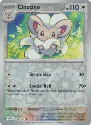 Cinccino 137/162 Temporal Forces