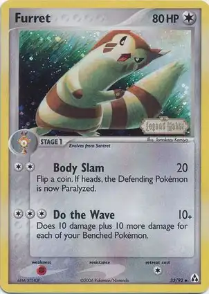 Furret 33/92 EX Legend Maker