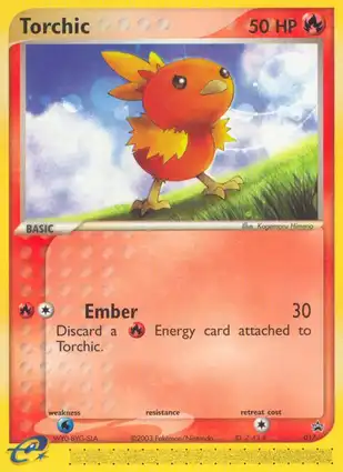 Torchic 017 EX Nintendo Promos