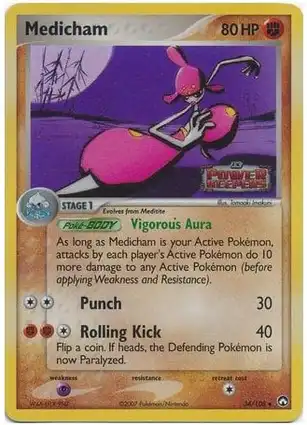 Medicham 34/108 EX Power Keepers
